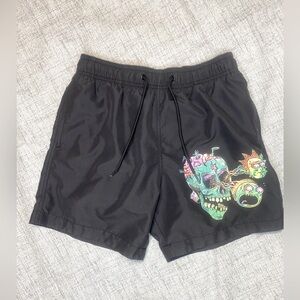 Vintage rick & morty swim shorts men. Cartoon Network. H&M Size XS